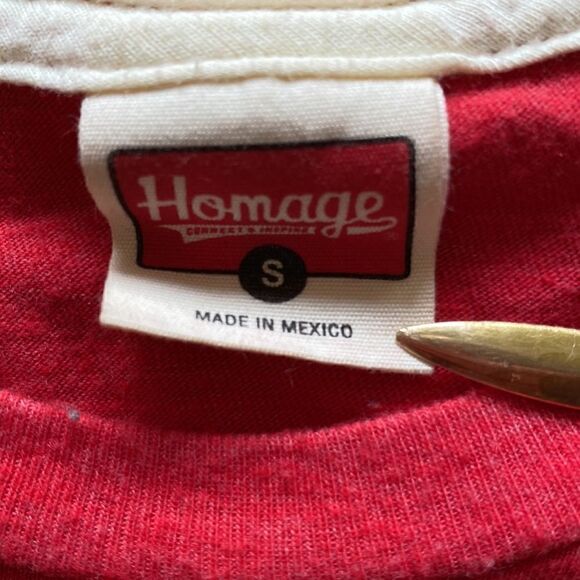 Homage NBA Jam Red T-Shirt Size Small - Picture 7 of 8